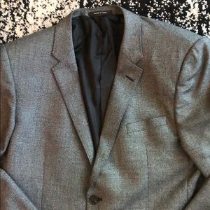 Emporia Armani Grey Tweed Blazer - 42R